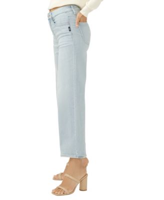 Women's Avery High-Rise Wide Leg Cropped Jeans