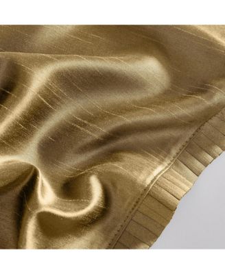 Elrene Home Fashions Versailles Faux Silk Blackout Window Curtain