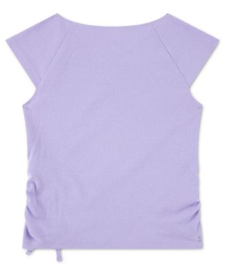 Girls' Shoulder Play Short-Sleeve Top
