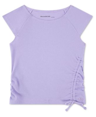 Girls' Shoulder Play Short-Sleeve Top