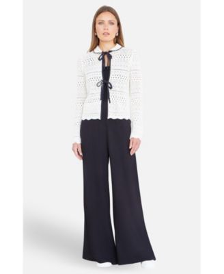 Women's Peter Pan Collar Knitted Cardigan