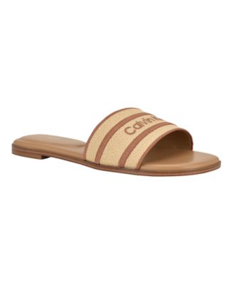 Women's Kendell Logo Band Flat Slip-On Sandals