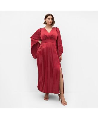 Women's Plus Size Carmina Pleat Maxi Dress