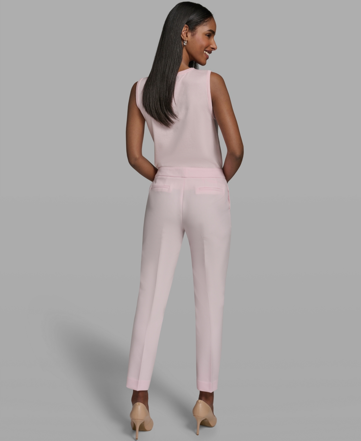 Karl Lagerfeld Paris Women's Woven Straight Pants