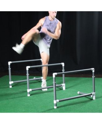 27 to 42 Inches Smart Adjustable-Height Workout Hurdles, Set of 3