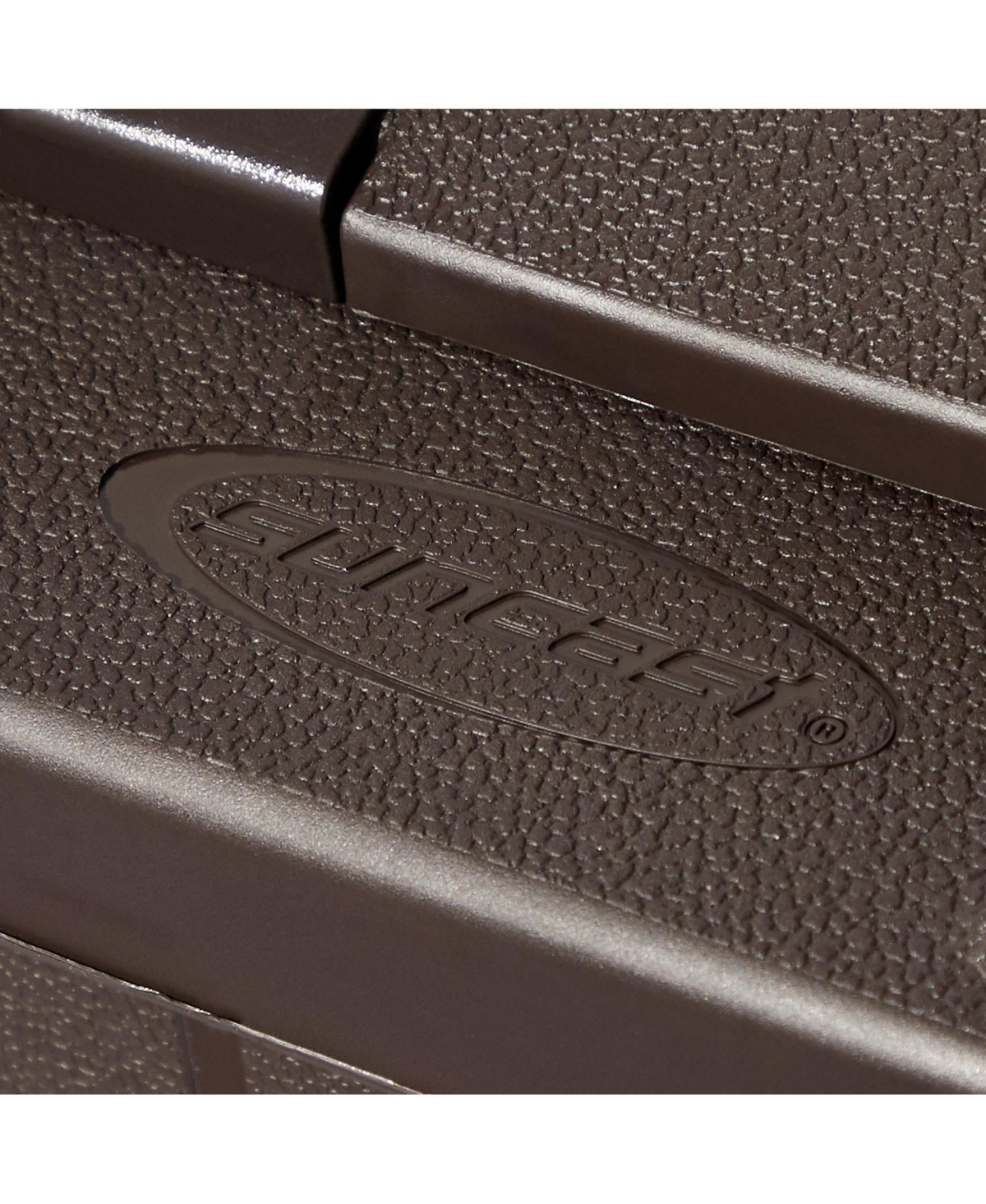 Suncast Trash Hideaway Outdoor 33 Gallon Garbage Waste Can Bin, Java (2 Pack)