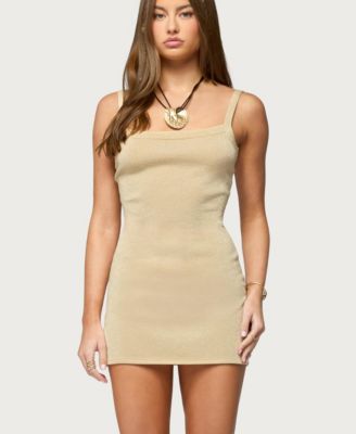 Women's Rachael Metallic Knit Mini Dress