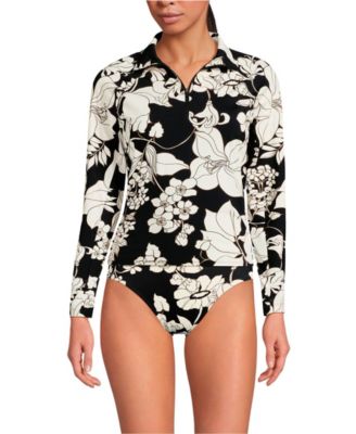 Women's SunShade UPF 50 Quarter Zip Rash Guard