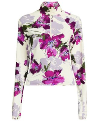 Women's SunShade UPF 50 Quarter Zip Rash Guard