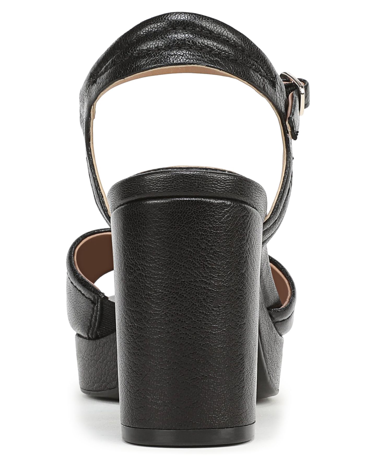 Женские сандалии Naturalizer Petra Strappy, цвет: Чёрный кожаный — фото 3