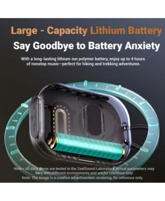 Portable Wireless Speakers - Indoor/Outdoor Companion with Hand Strap, Dual Speaker Stereo Pairing & 4-Hour Battery