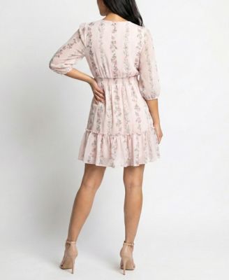 Petite V-Neck A-Line Dress