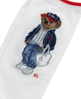 Women's Spring Bear Motif Socks