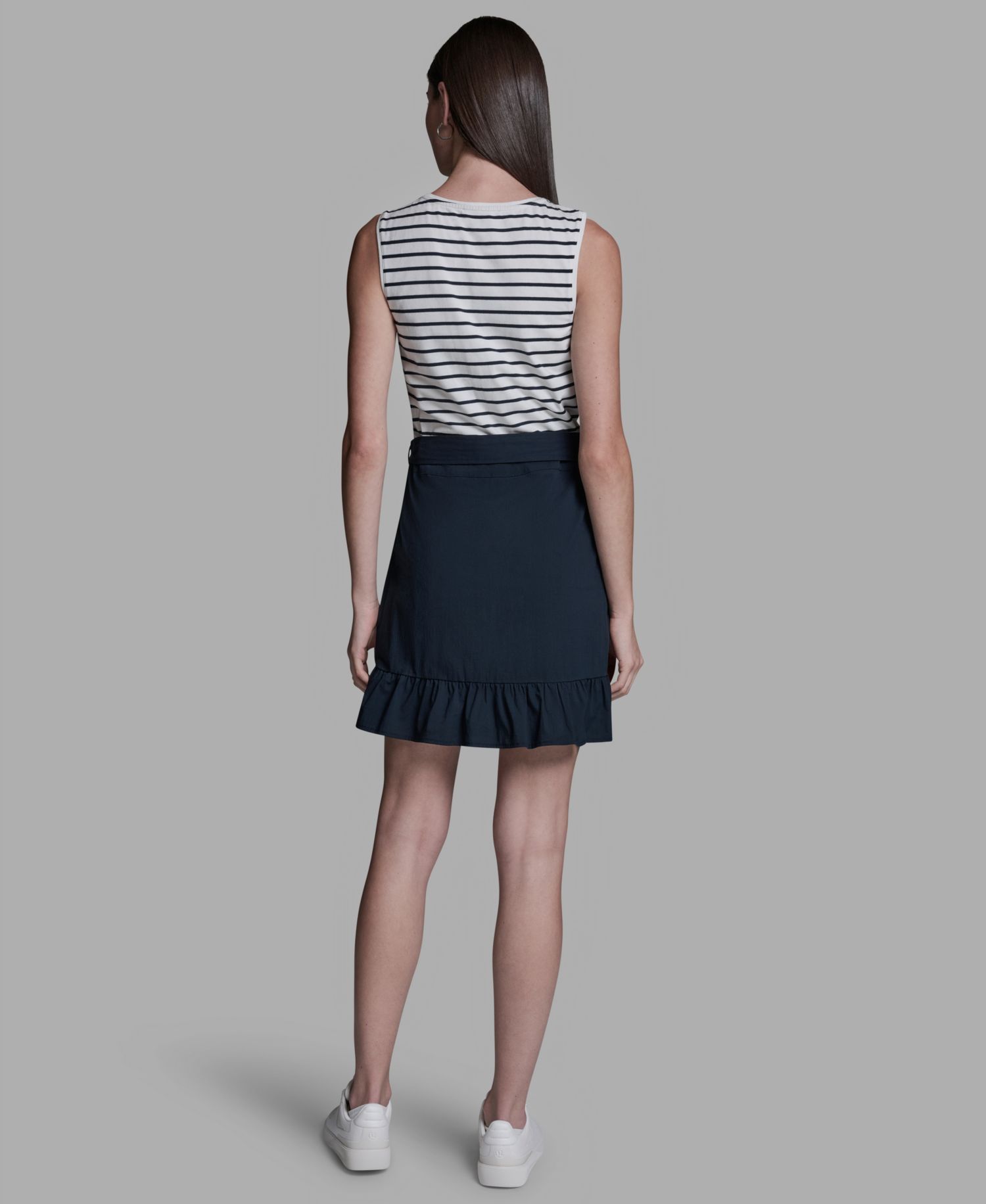 Women's Crewneck Sleeveless Dress