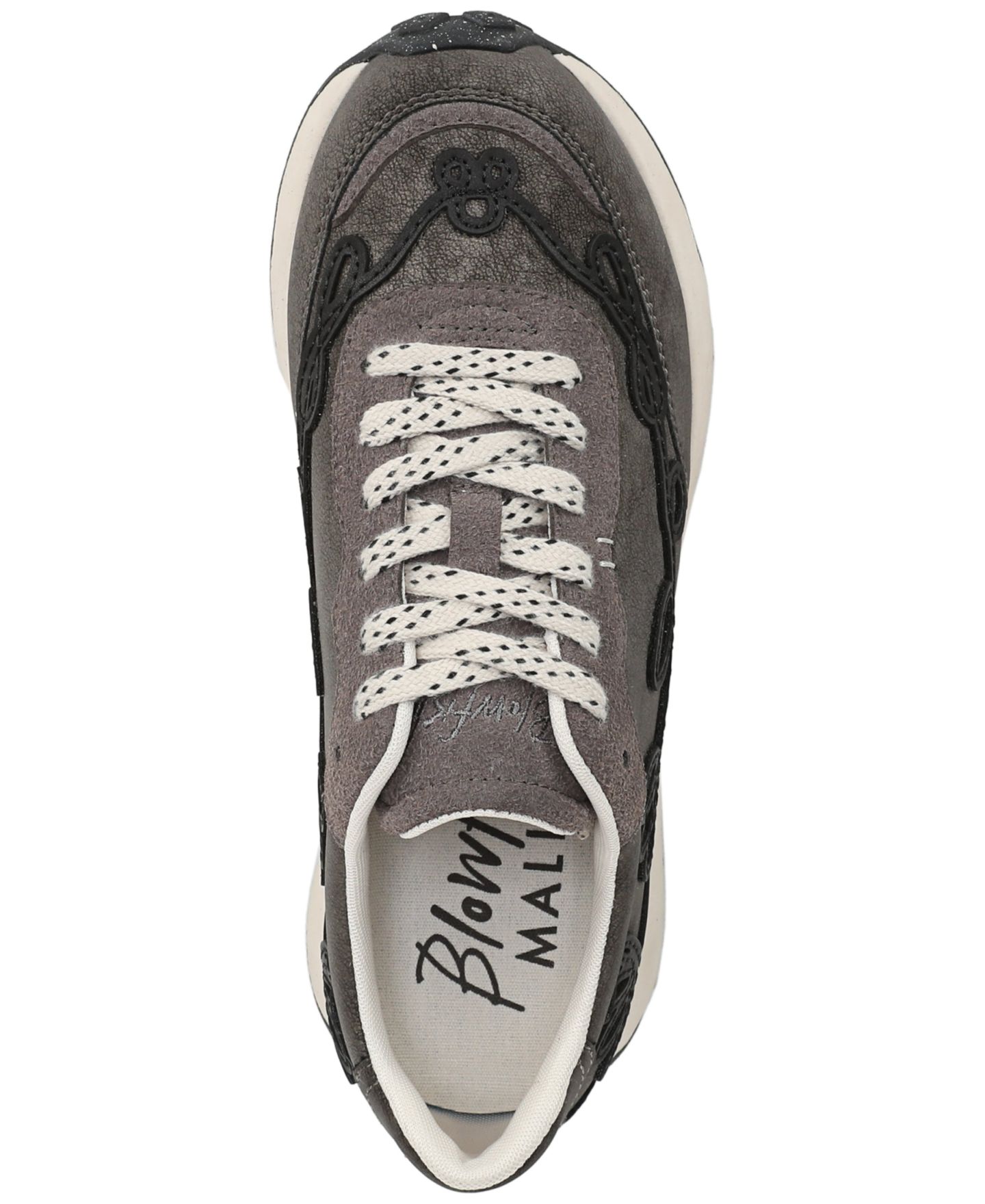 Женские кроссовки Blowfish Malibu Driftbloom Lace-Up, цвет: Чёрная искусственная кожа — фото 4