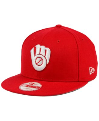 New Era Men's White/Gold Milwaukee Brewers Team Foam Front A-Frame