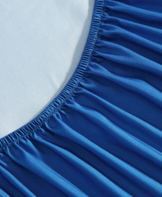 Highland Chill Solid Temperature Regulating Microfiber 4-Pc. Sheet Set, Queen