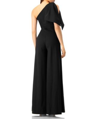 Women's One-Shoulder Wide-Leg Jumpsuit