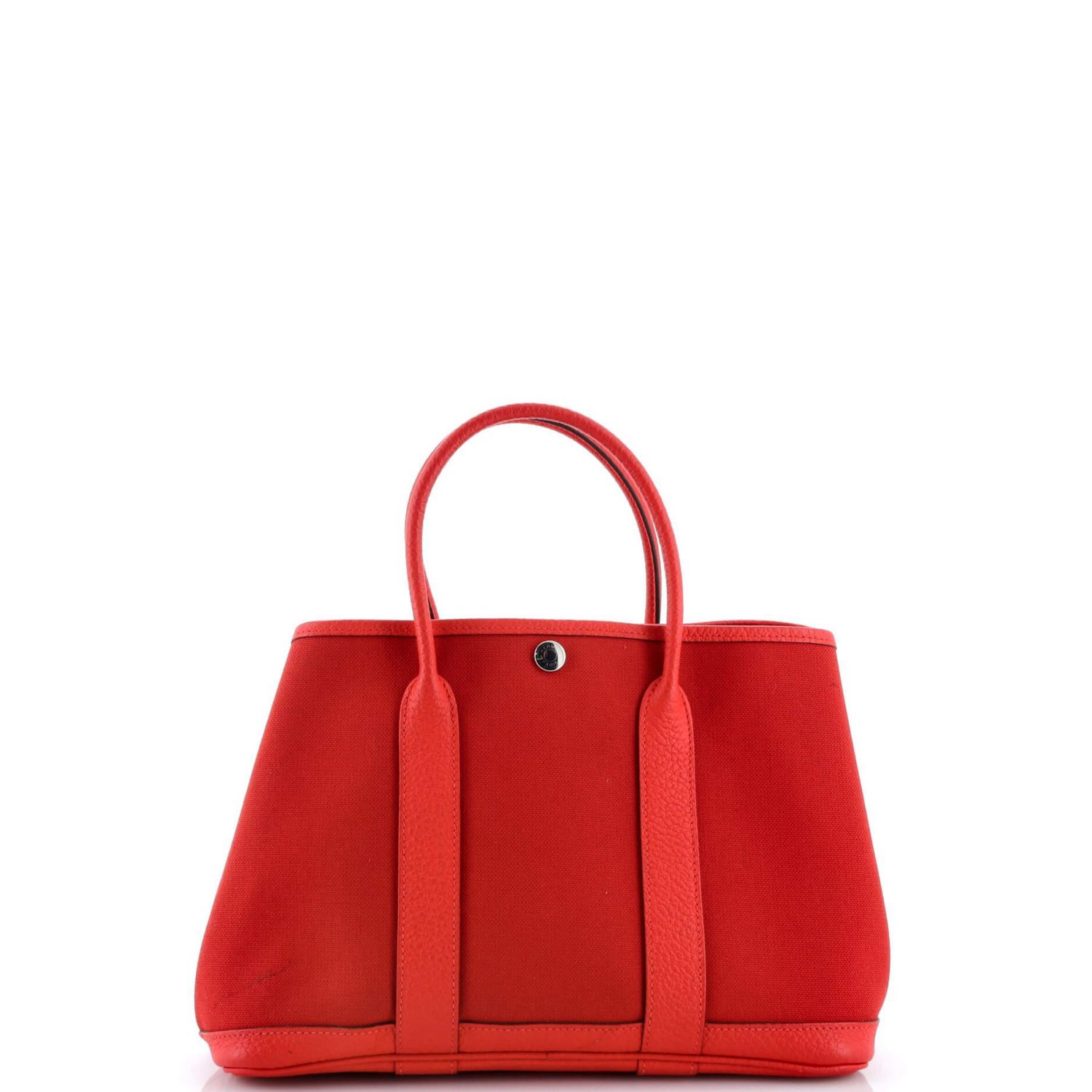 30 Garden Party Tote Toile and Leather