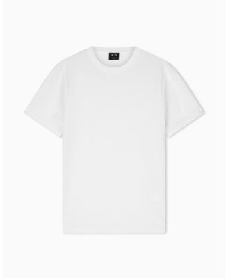 Men's Short Sleeve Mercerized Cotton All Over Logo T-Shirt