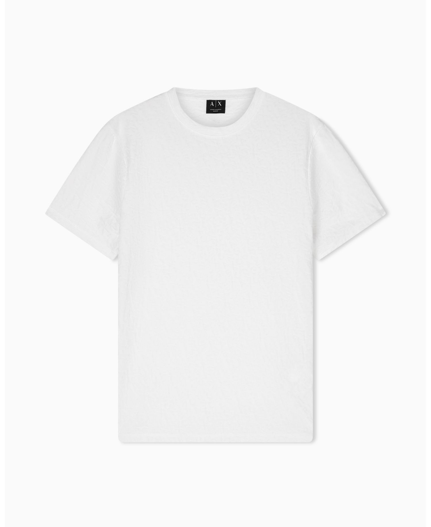 Men's Short Sleeve Mercerized Cotton All Over Logo T-Shirt