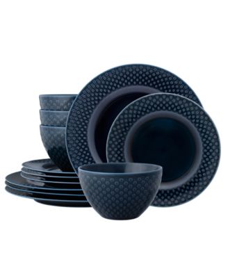 Kikko 12-Pc. Dinnerware Set, Service for 4