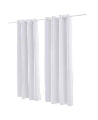 Thermal Insulated Room Darkening Grommet Curtain Panel Pair