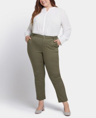 Plus Size Sadie Slim Mid-Rise Pants