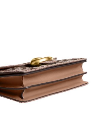 Tabby Small Crystal Signature Jacquard Shoulder Bag 26