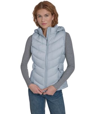 Women's Packable Hooded Puffer Vest