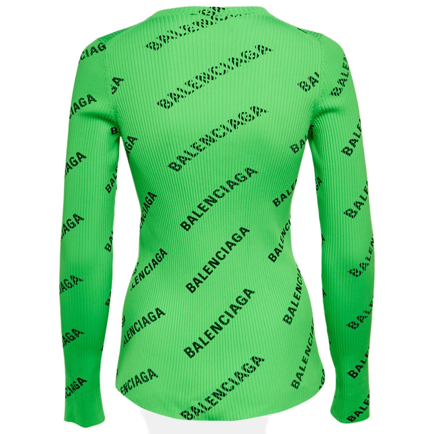 Women's Techno Logo Print Rib Knit