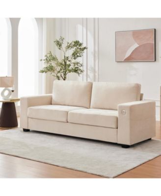 90" Oversized Cloud Couch, 114 Pounds Mid Century Chenille Sofa, No Assembly Required & Deep Seat