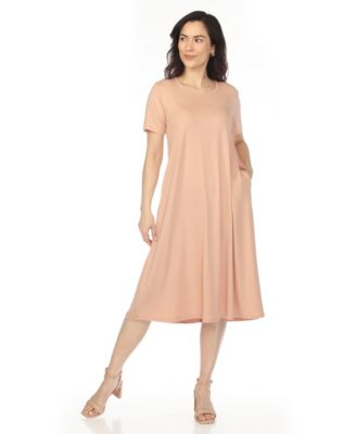 Women's Crew Neck T-Shirt Dress