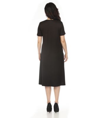 Women's Crew Neck T-Shirt Dress