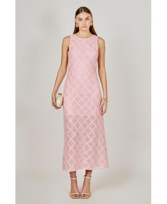 Women's Textured Sleeveless Maxi Dress