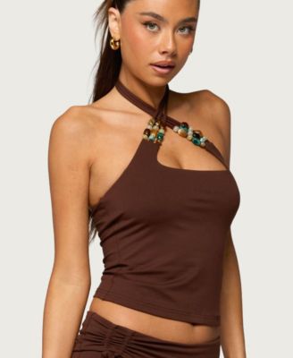 Women's Thia Bead Halter Top