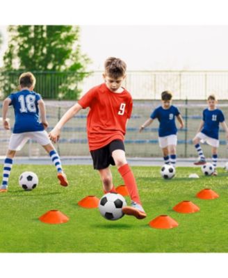 X UMEUS 4'x3' Kids Pop Up Soccer Goal Set – Includes Ball, Agility Ladder & Cones for Backyard Training