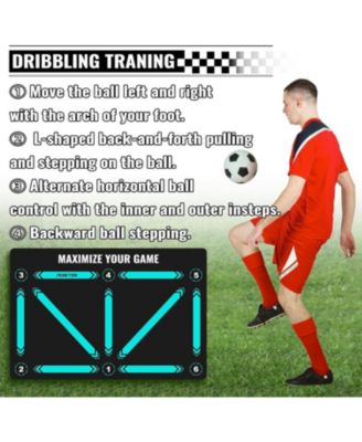 Pro Agility Football Training Mat – Non-Slip & Silent Design Improves Speed, Strength & Coordination for All Ages & Skill Levels