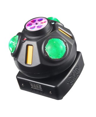 3-Head Magic Ball Beam Light - 360° Rotation with DMX & Auto Mode