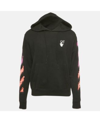 Men's Arrow Print Cotton Hoodie