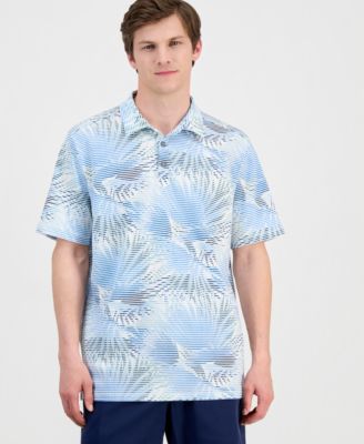 Men's Costa Wave Fiore Fronds Printed Polo
