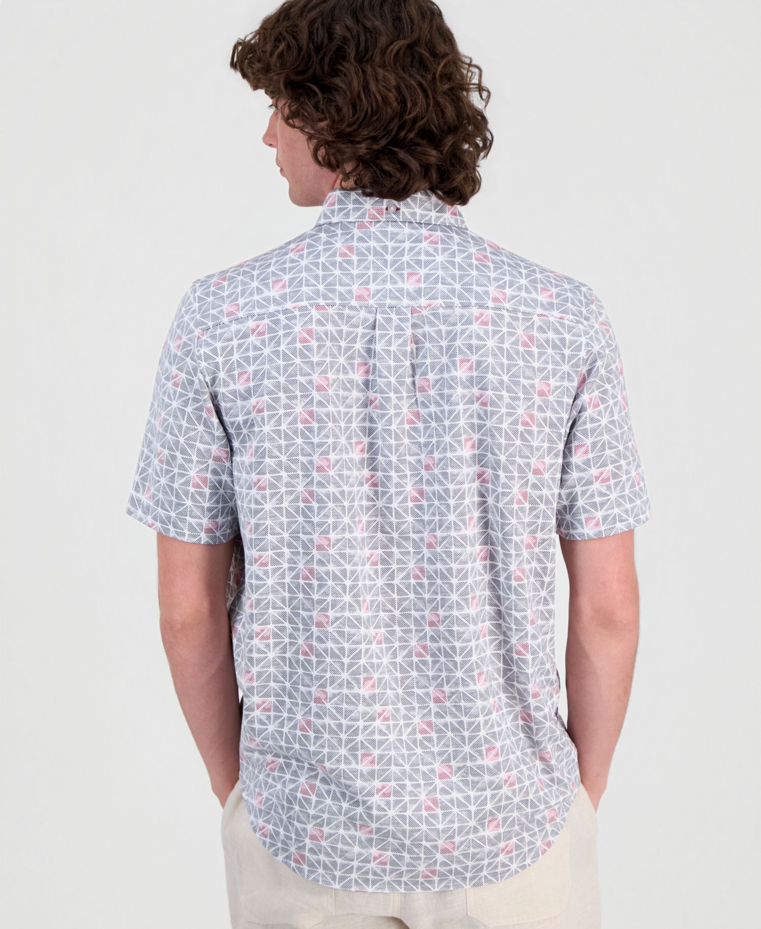 Men's San Lucio Sol Geo Short-Sleeve Shirt