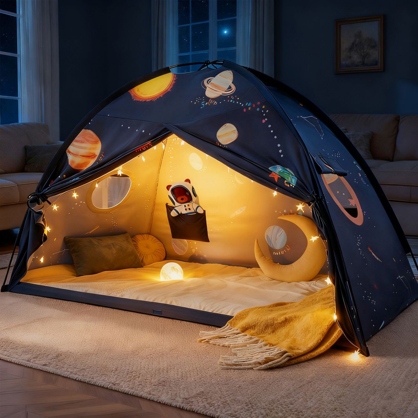 Детская игрушка Tiny Land SpaceNest Bed Tent, Ages 3+ — фото 1