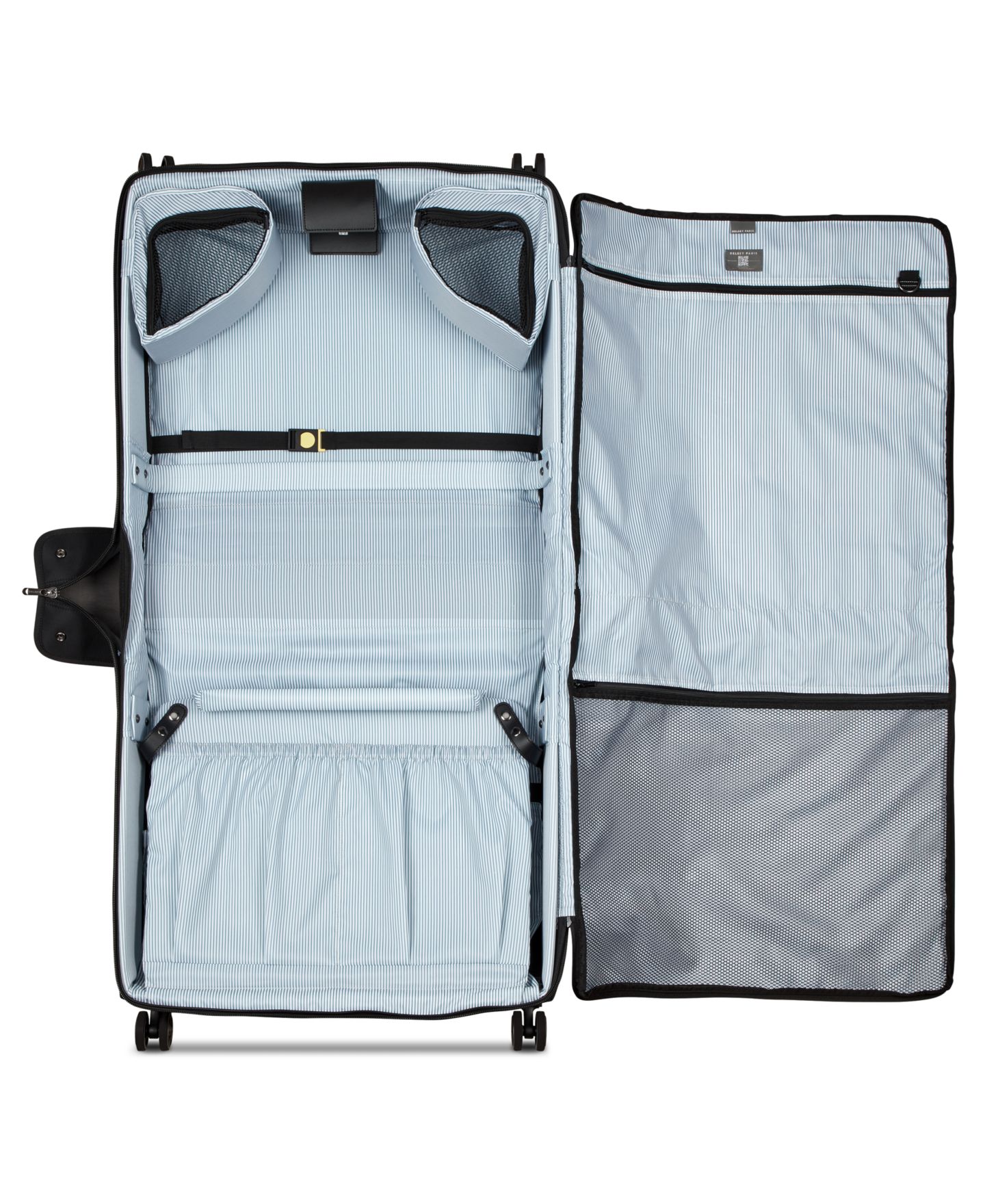Сумка Delsey Paris Shadow DLX Medium Spinner Garment, цвет: Чёрный — фото 10