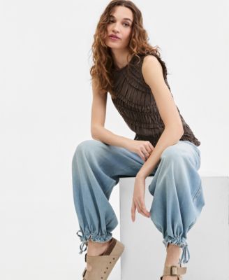 Women's Mid-Rise Balloon Jeans
