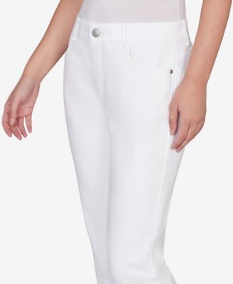 Petite Curve Enhancing Five Pocket Slim Leg Jean