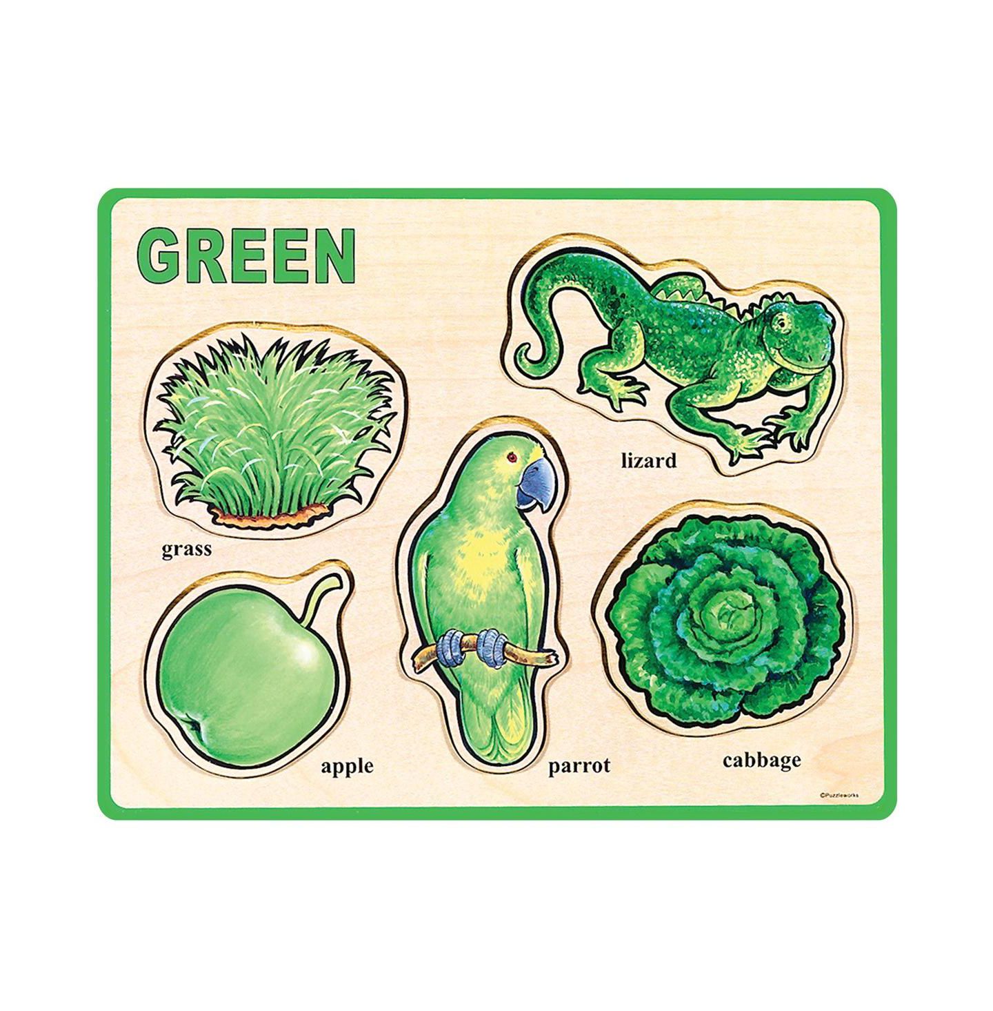 Детские игрушки Puzzleworks Basic Color and Word Puzzles - Set of 8 — фото 4
