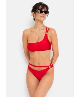 Women's Strappy O-Ring Bikini Swimsuit Bottom