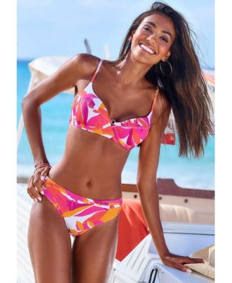 Women's Mix Print Classic Bikini Swimsuit Bottom