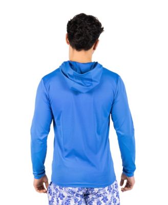 Men's Solid Long Sleeve Hoodie Rashguard